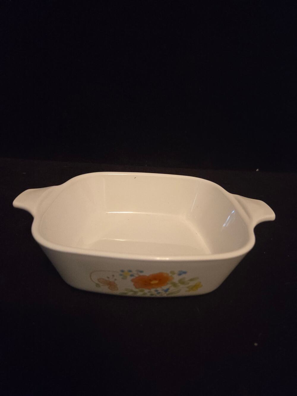 vintage CorningWare "Wildflower" pattern petite casserole dish No Lid